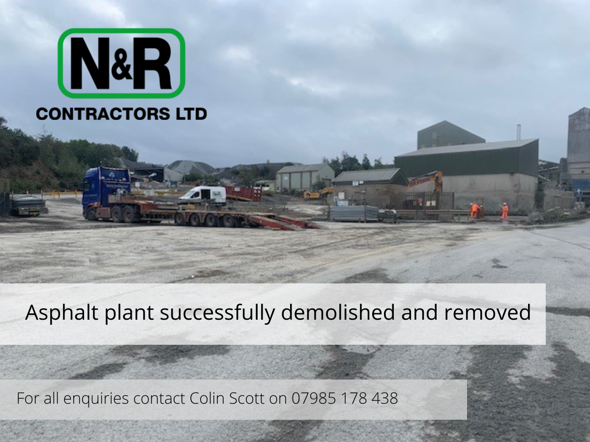 3 Asphalt Plant Demolished