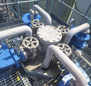 Replacement cyclones installed