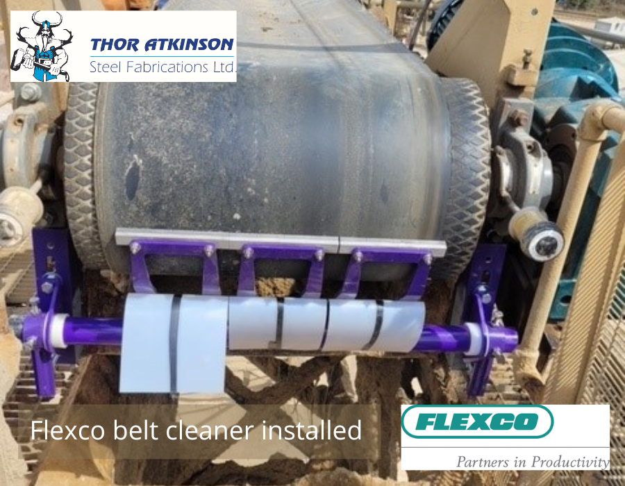 Flexco Belt Alligner Installed (1)
